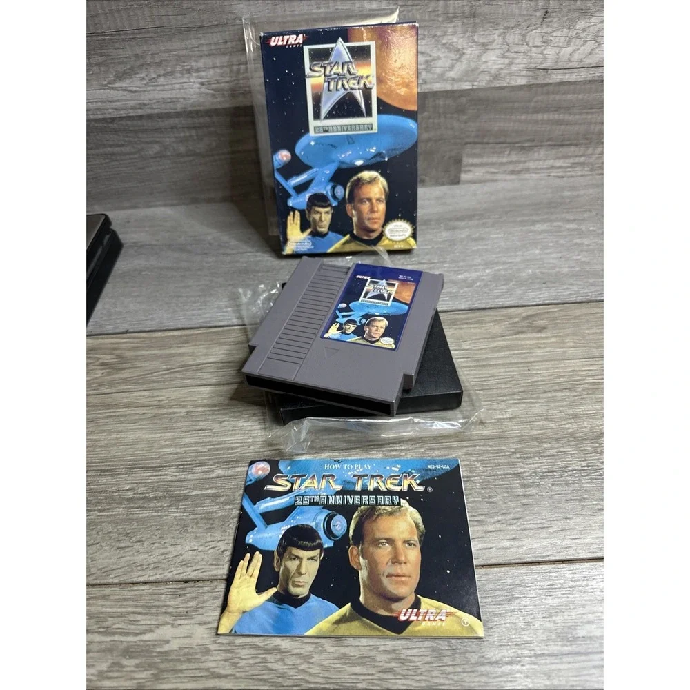 Star Trek 25th Anniversary NES Authentic  Complete CIB‎